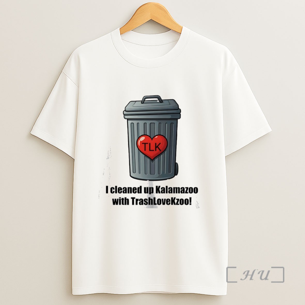 Premium I Cleaned Up Kalamazoo With Trashlovekzoo Sweatshirt Tee Shirt
