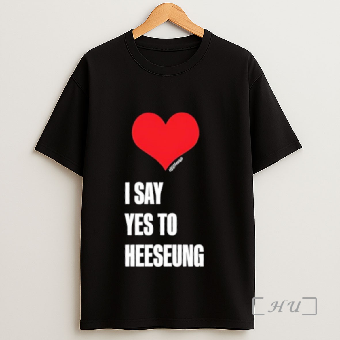 Premium I Say Yes To Heeseung Heart Sweatshirt Tee Shirt