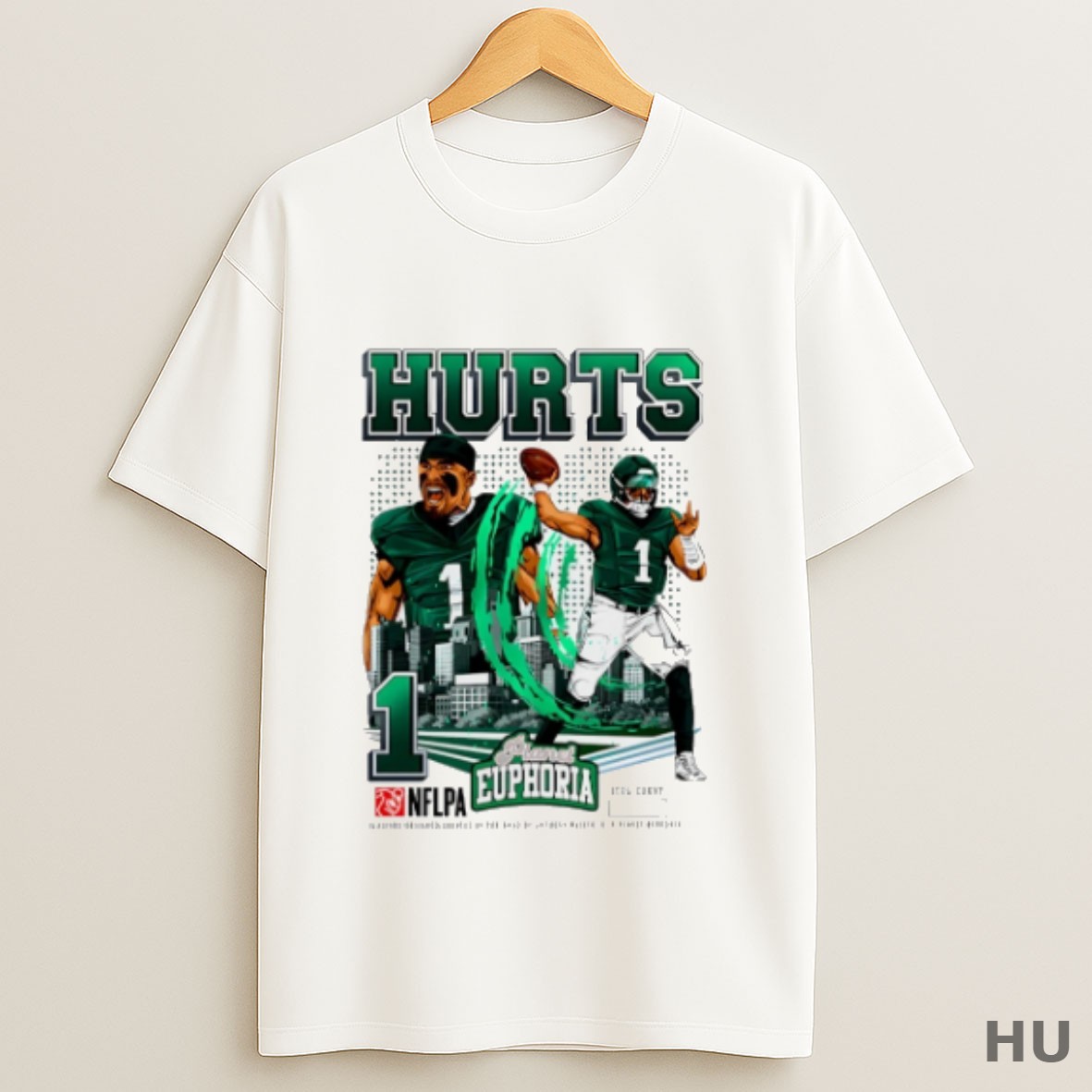 Premium Jalen Hurts Philadelphia Eagles Player Comic T Shirt Sweatshirt Tee