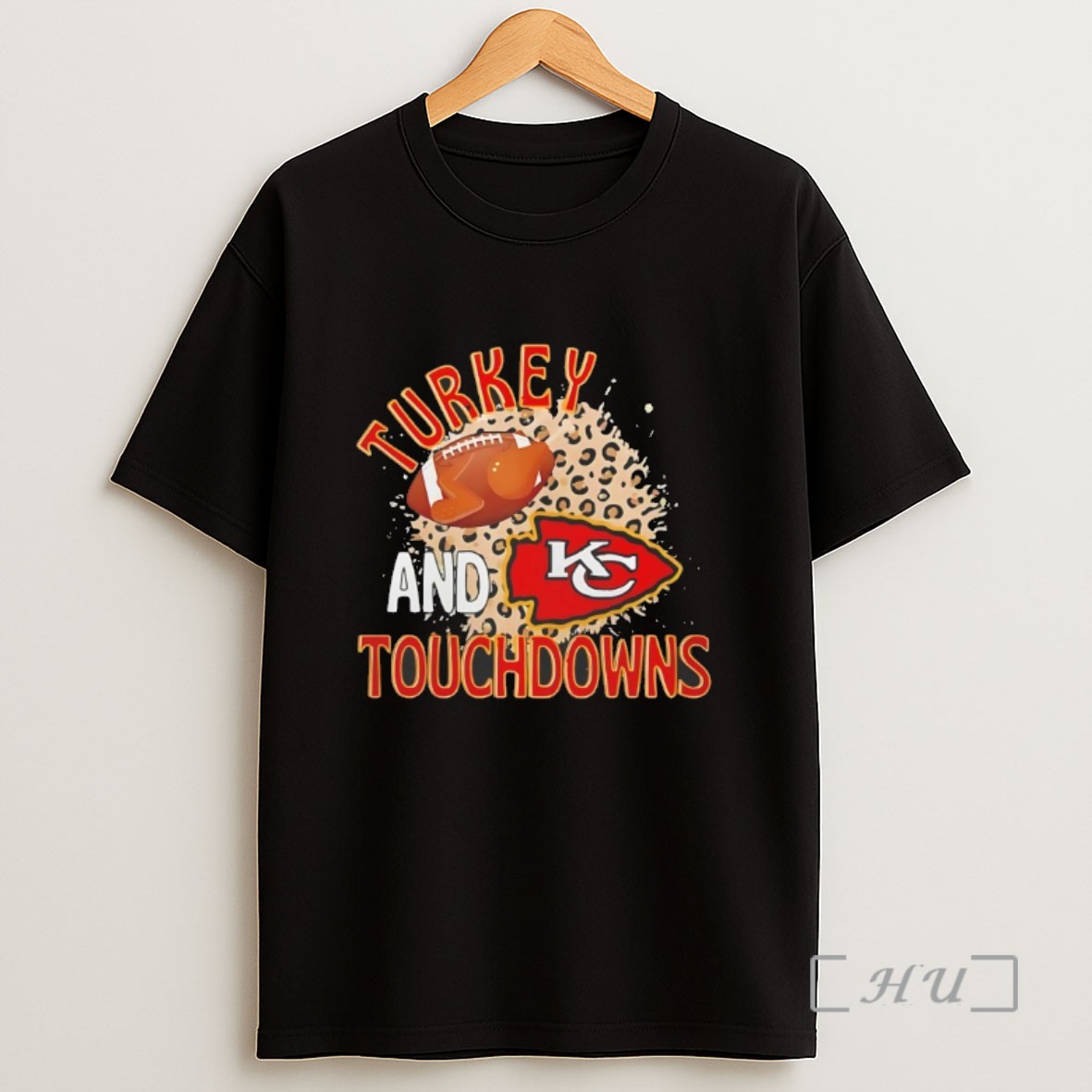 Premium Kansas City Chiefs Turkey And Touchdowns Sweatshirt Tee Shirt