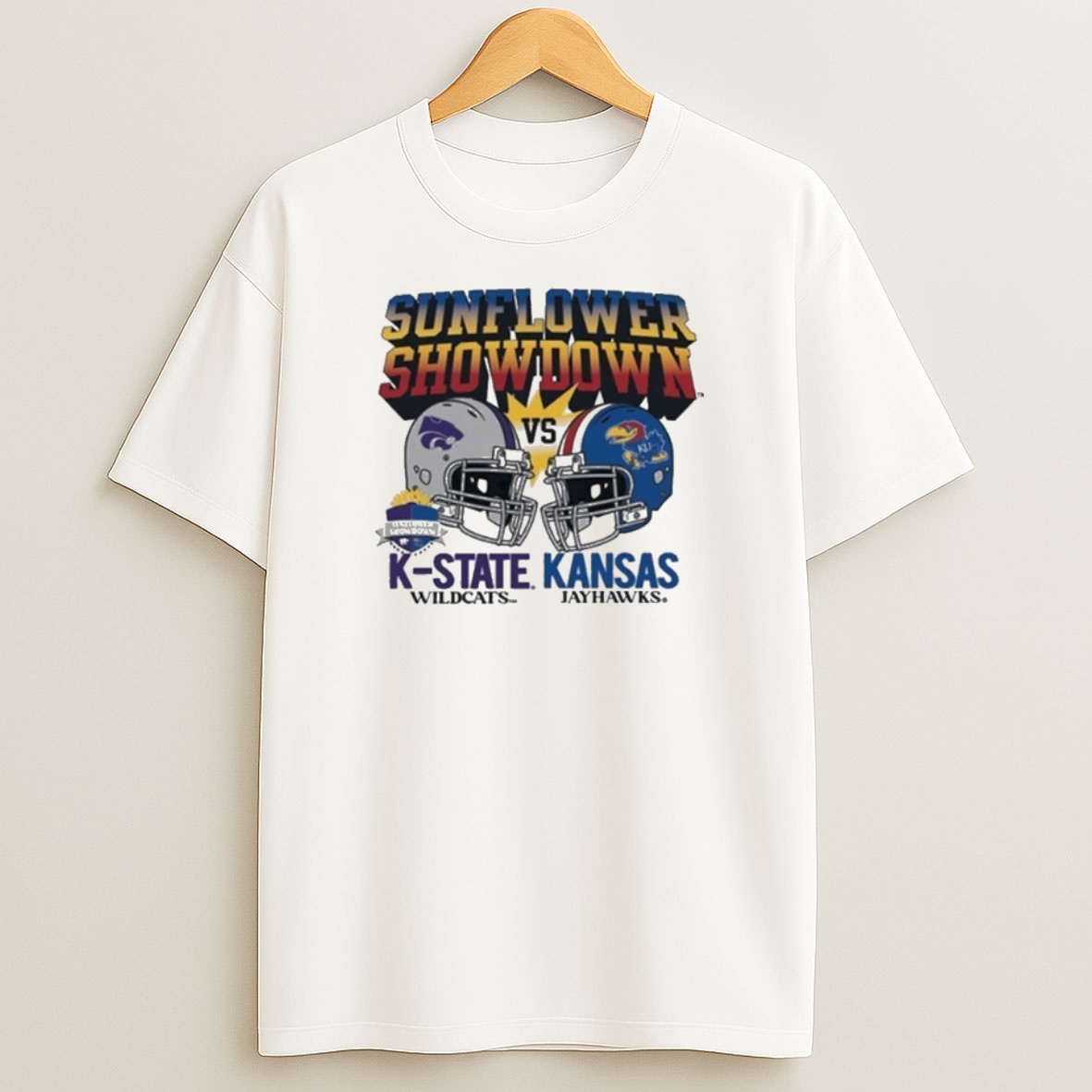 Premium Kansas Jayhawks Vs K State Wildcats 134th Annual Sunflower Showdown Sweatshirt Tee