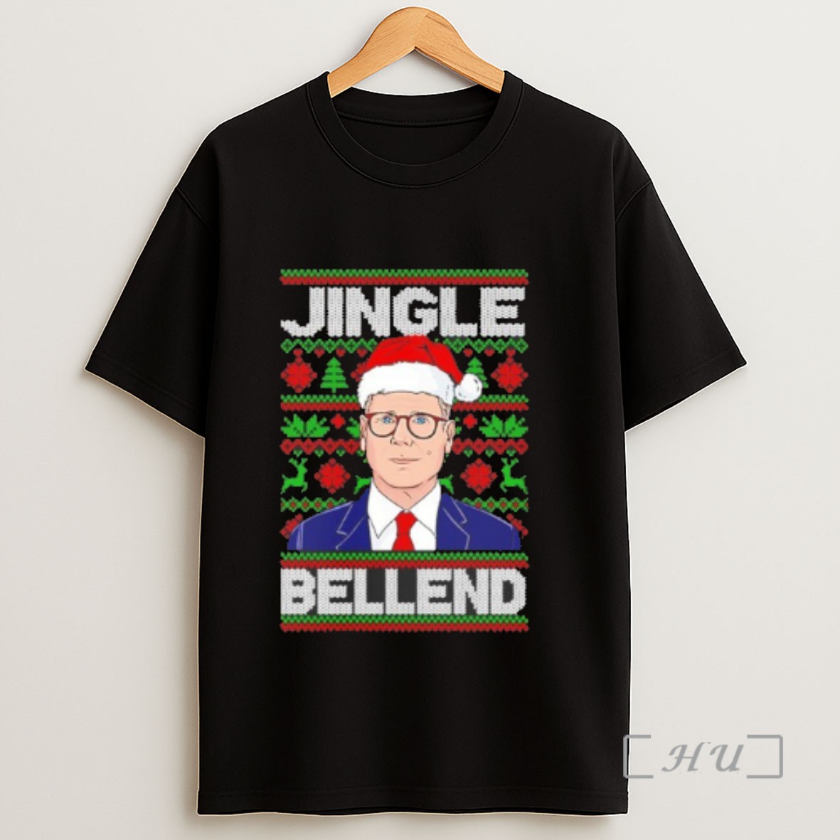 Premium Keir Starmer Jingle Bell End Ugly Christmas Sweat Sweatshirt Tee Shirt