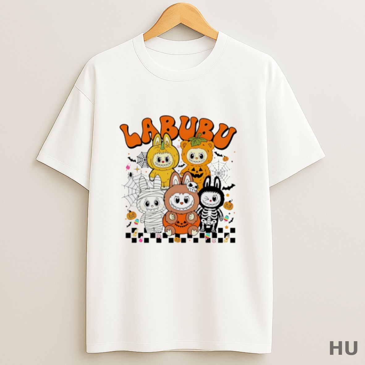 Premium Labubu Cosplay Horror Characters Halloween T Shirt Sweatshirt Tee