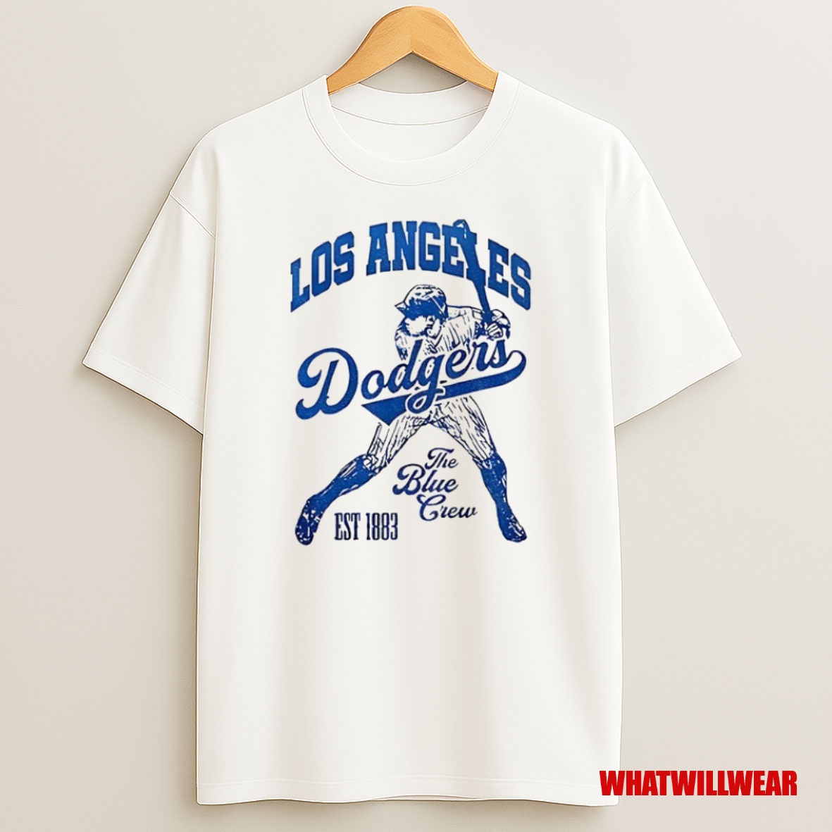 Premium Los Angeles Dodgers The Blue Crew Stadium Vintage Batter Est 1883 Sweatshirt Tee