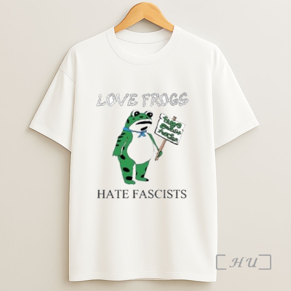 Premium Love Frogs Hate Fascism Tour Sweatshirt Tee Shirt