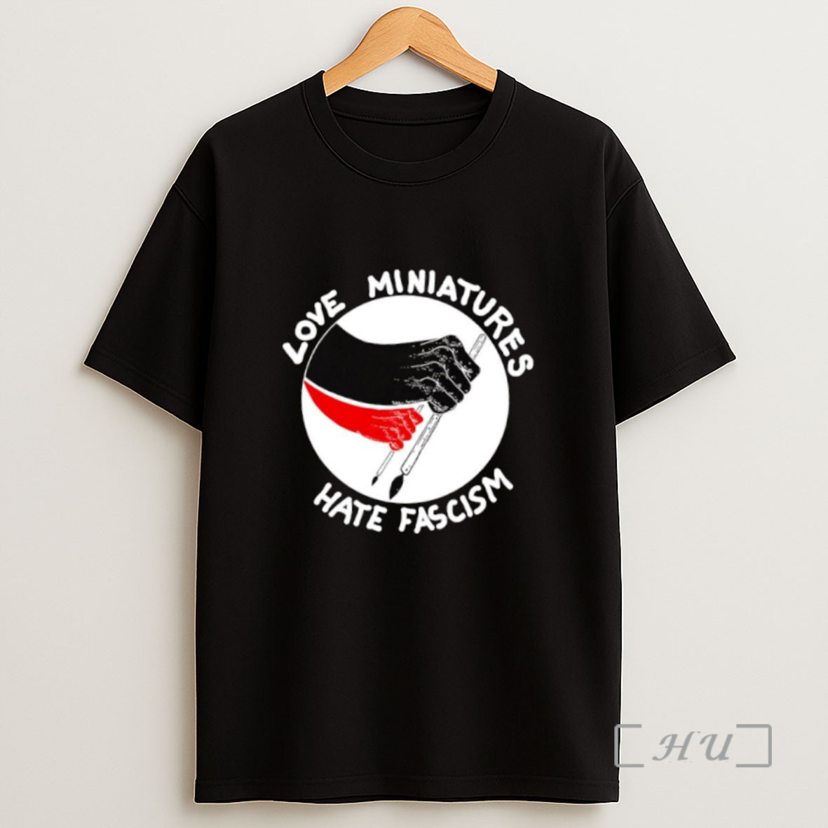 Premium Love Miniatures Hate Fascism Sweatshirt Tee Shirt