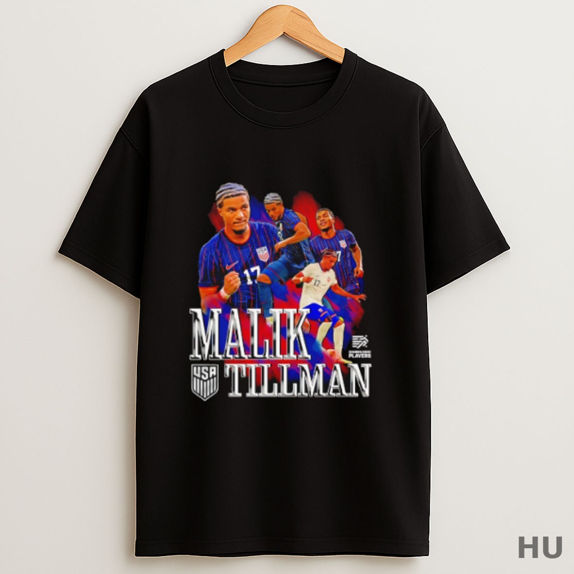 Premium Malik Tillman Usmnt Player Collage T Shirt Sweatshirt Tee