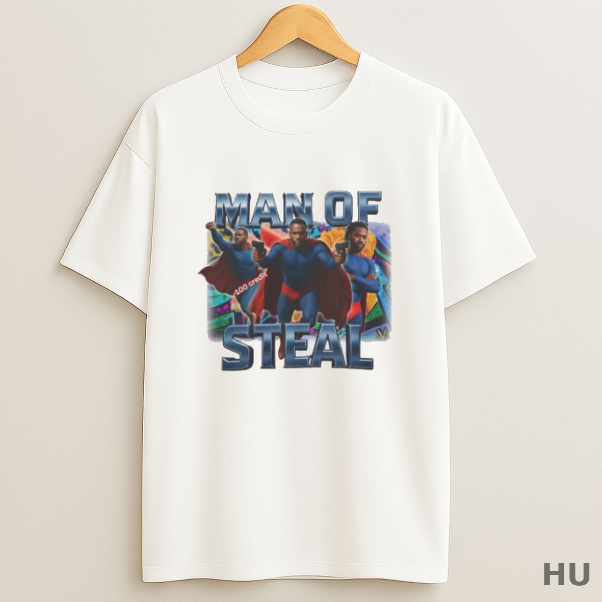 Premium Man Of Steel Superman Cosplay Graphic T Shirt Sweatshirt Tee