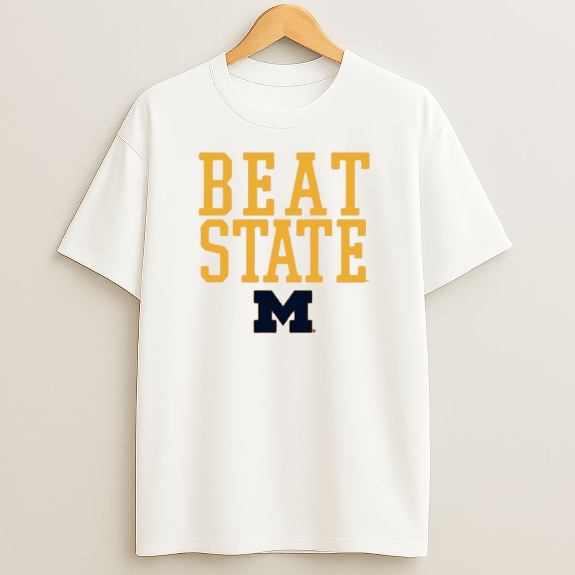 Premium Michigan Wolverines Beat Michigan State Rivalry Sweatshirt Tee
