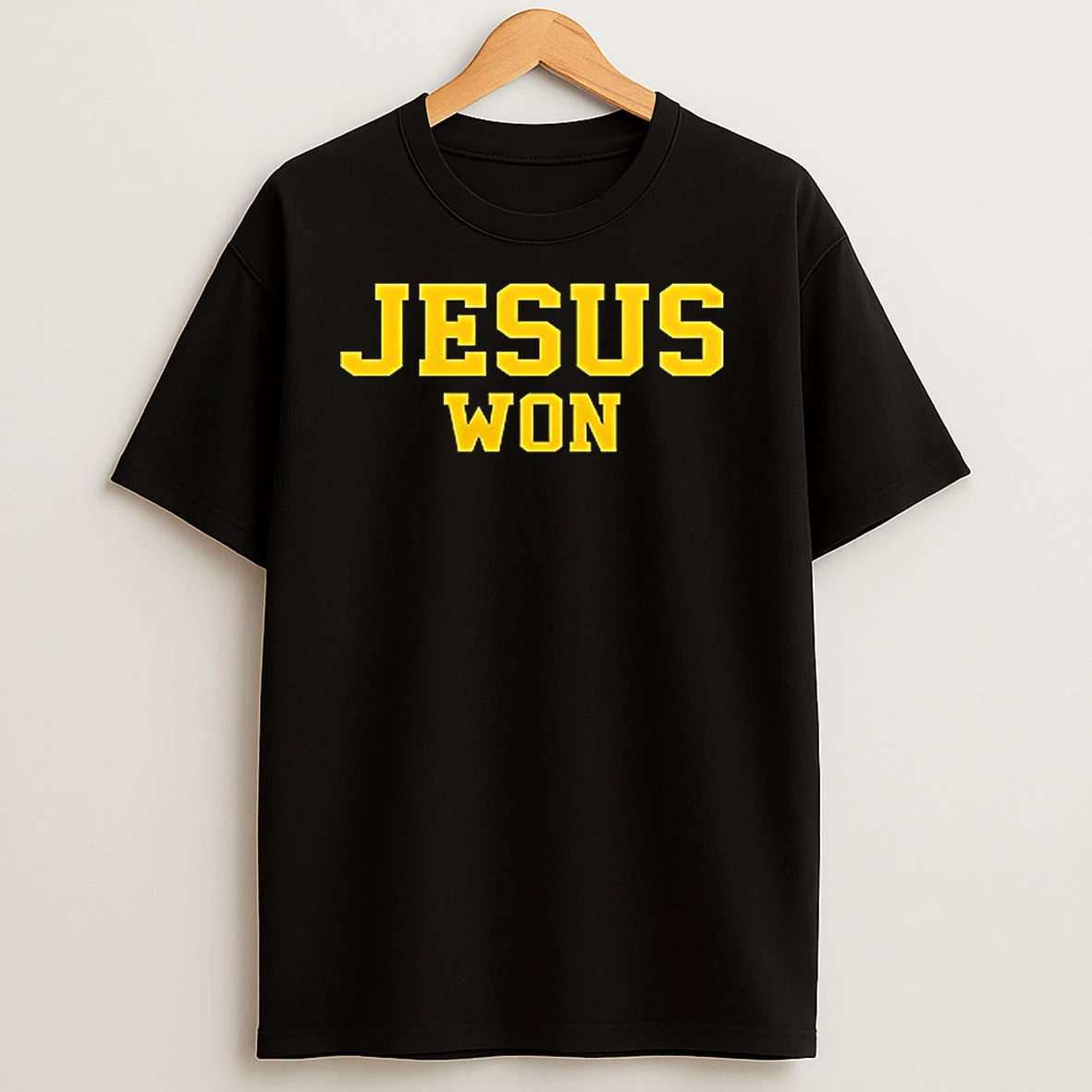 Premium Michigan Wolverines X Jesus Won I Can Do All Things Through Christ Shirts