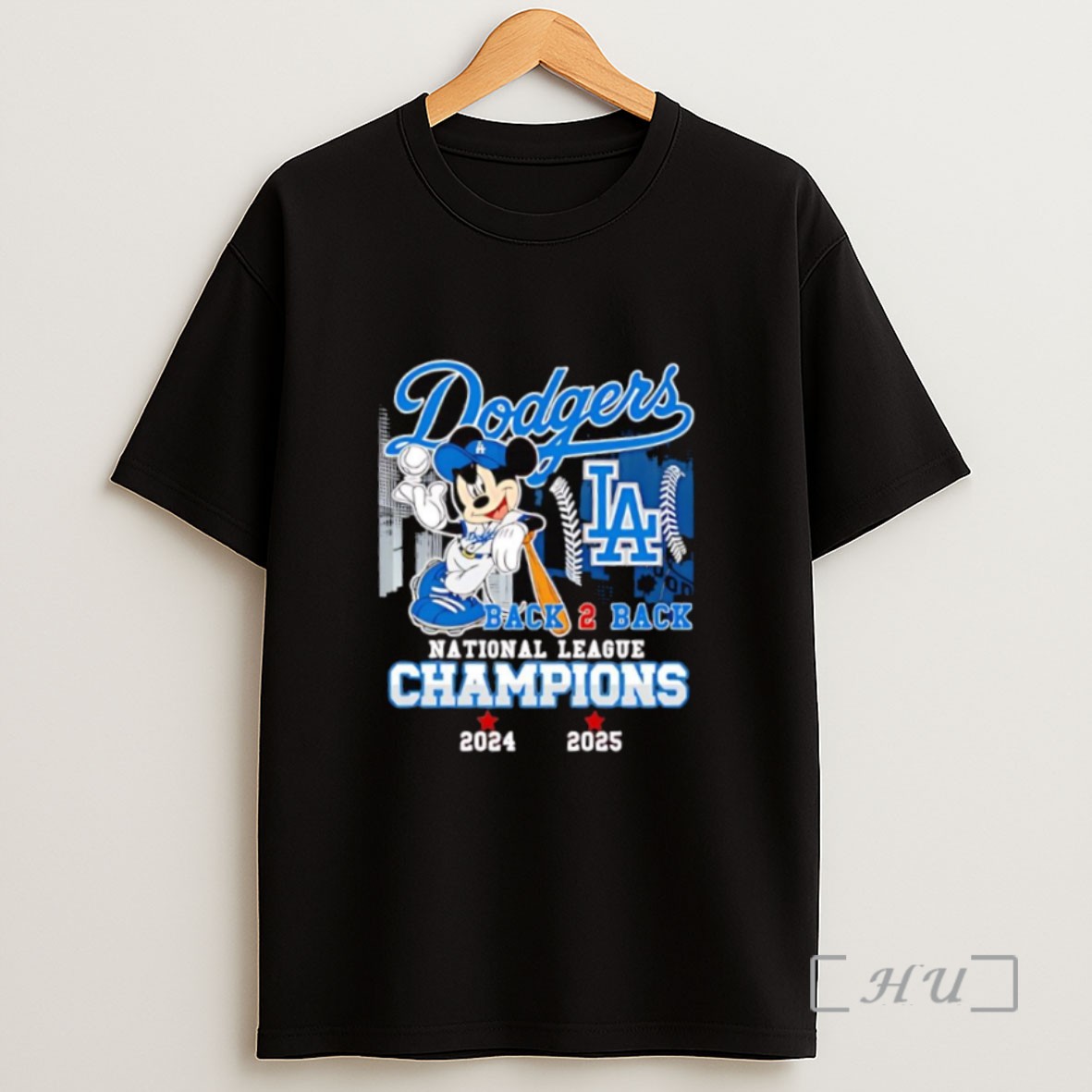 Premium Mickey Mouse Los Angeles Dodgers Back 2 Back National League Champions 2024 2025 Sweatshirt Tee Shirt