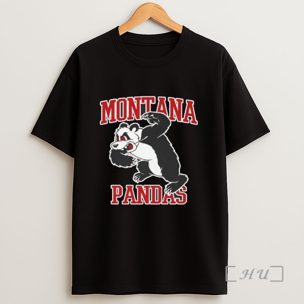 Premium Montana Pandas Mascot Logo College Sports Team Sweatshirt Tee Shirt