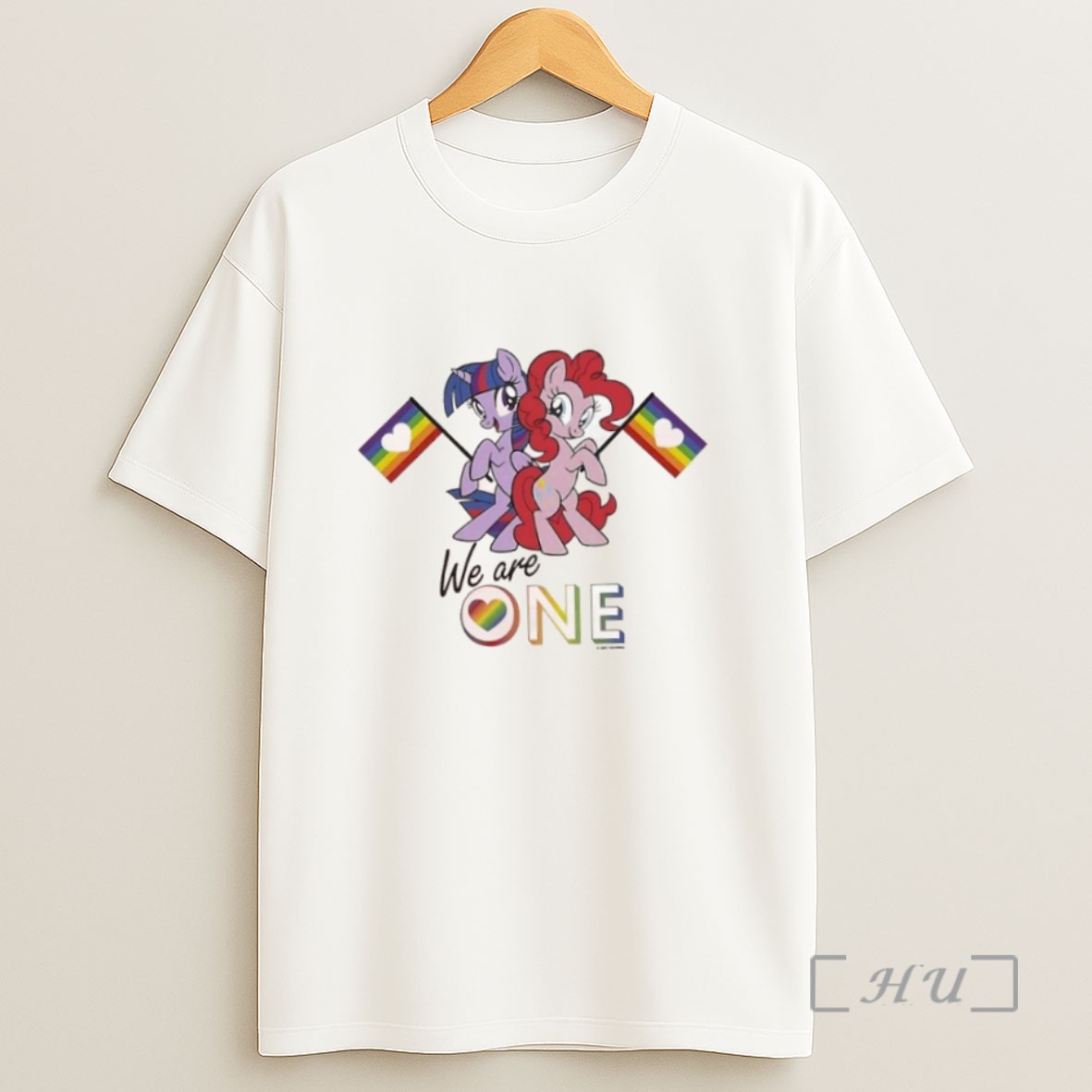 Premium My Little Pony We Are One Pinkie Pie Pride Month Lgbt Flag Sweatshirt Tee Shirt