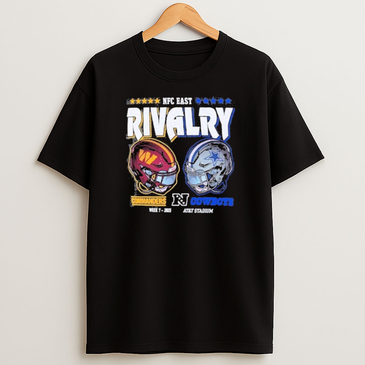 Premium Nfc Rivalry 2025 Washington Commanders Vs Dallas Cowboys Sweatshirt Tee