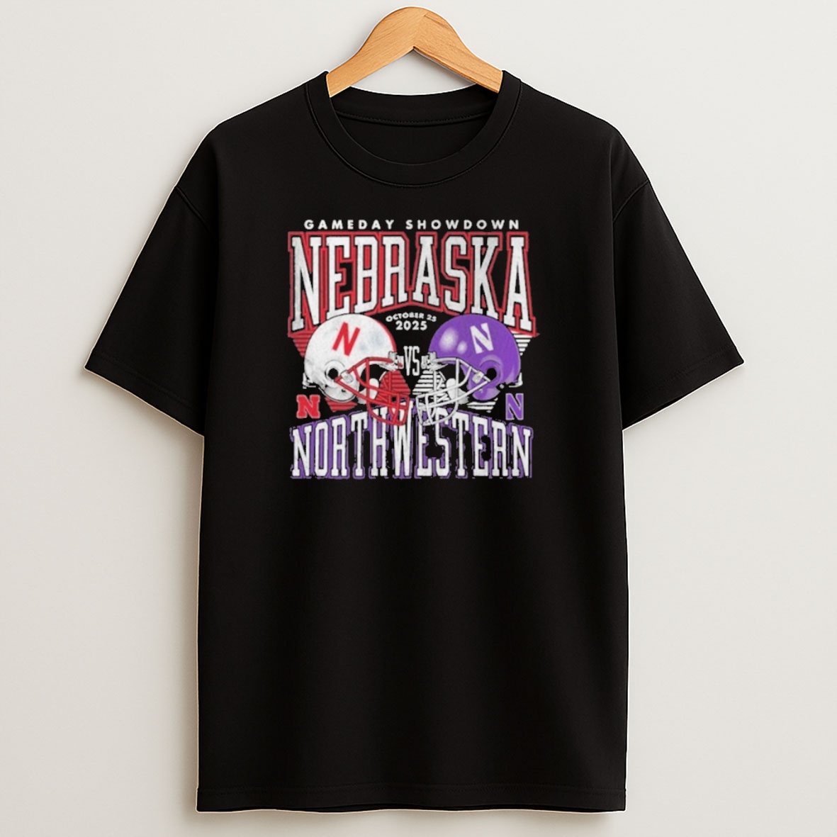 Premium Nebraska Vs Northwestern 2025 Gameday Showdown Football Sweatshirt Tee