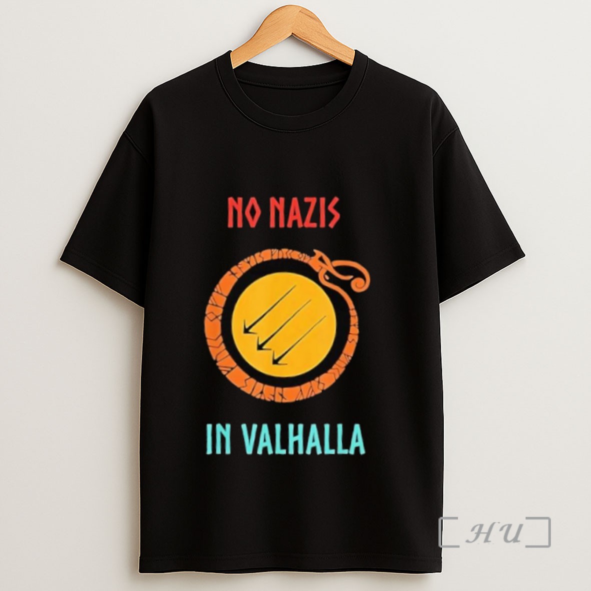 Premium No Nazis In Valhalla Logo Sweatshirt Tee Shirt