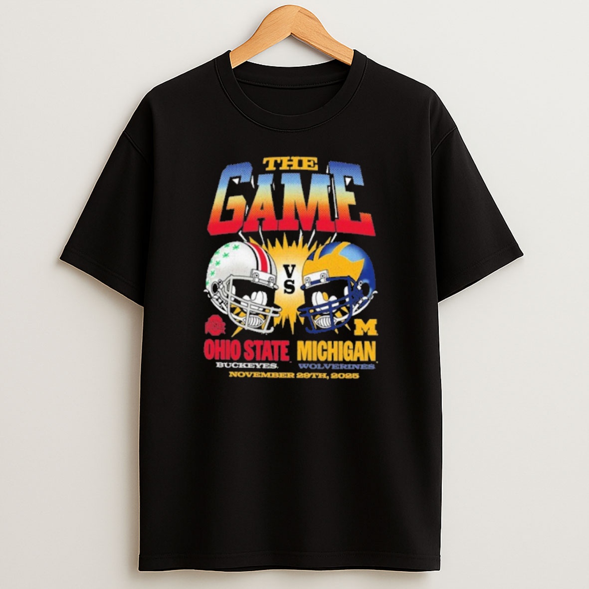 Premium Ohio State Buckeyes Vs Michigan Wolverines 2025 The Game Football Rivalry Sweatshirt Tee