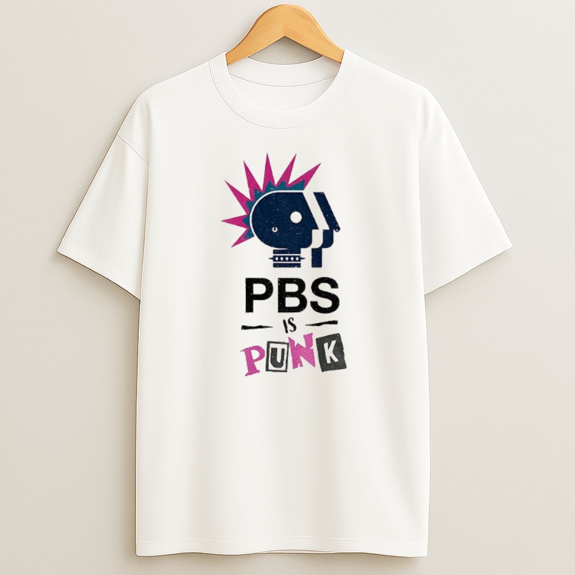 Premium Pbs Is Punk Public Broadcasting Defender Funny Parody Sweatshirt Tee