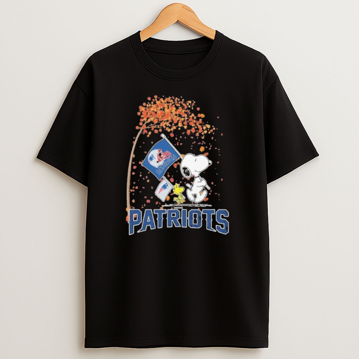 Premium Patriots Fall Snoopy Sweatshirt Tee