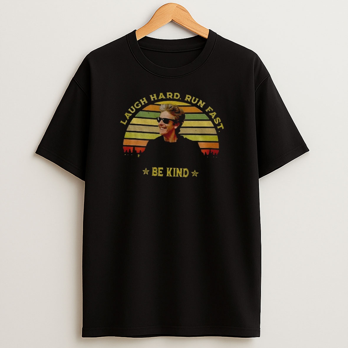 Premium Peter Capaldi Doctor Who Laugh Hard Run Fast Be Kind Vintage Sweatshirt Tee