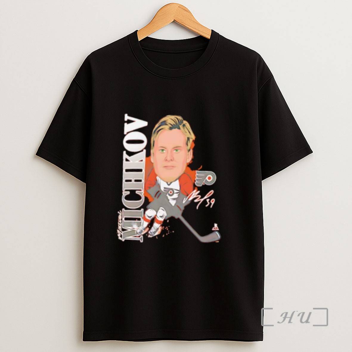 Premium Philadelphia Flyers Matvei Michkov Caricature Player Signature Sweatshirt Tee Shirt
