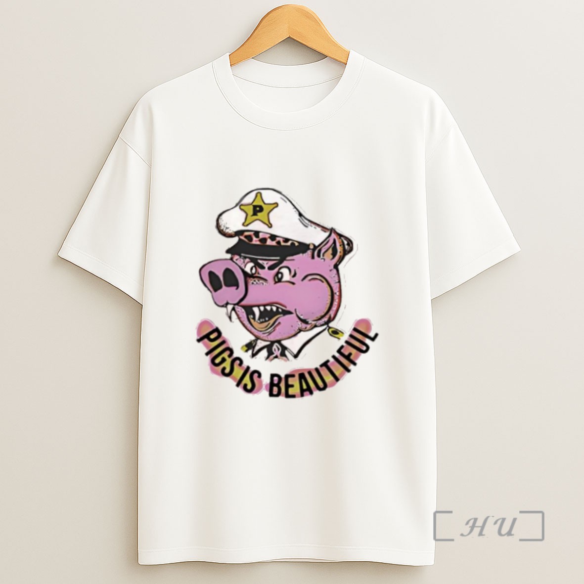Premium Pigs Is Beautiful Classic Sweatshirt Tee Shirt