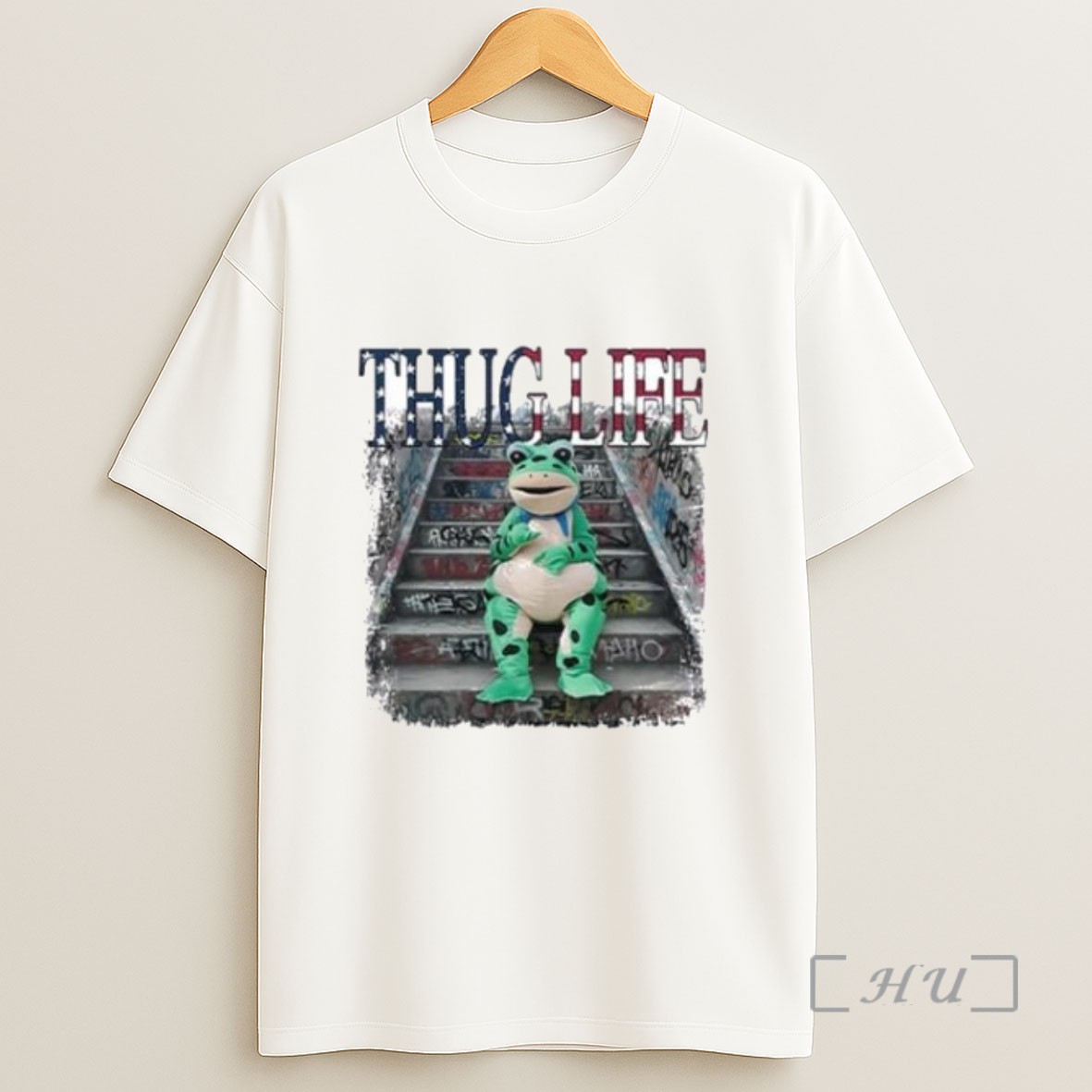 Premium Portland Frog Protest Thug Life Usa Sweatshirt Tee Shirt