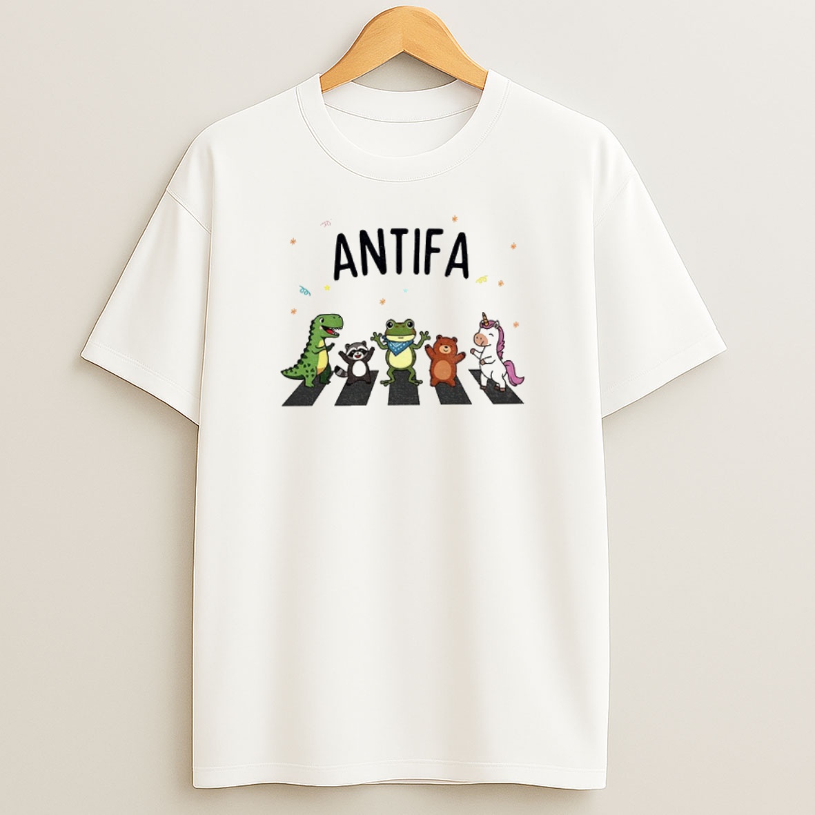 Premium Portland Frog Animal Dancing Antifa Sweatshirt Tee