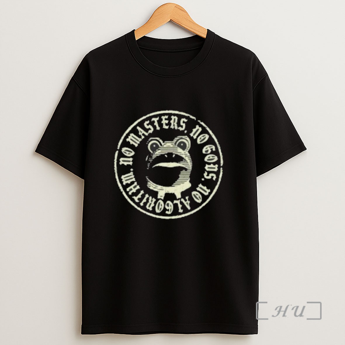 Premium Portland Frog No Masters No Gods No Algorithm Sweatshirt Tee Shirt