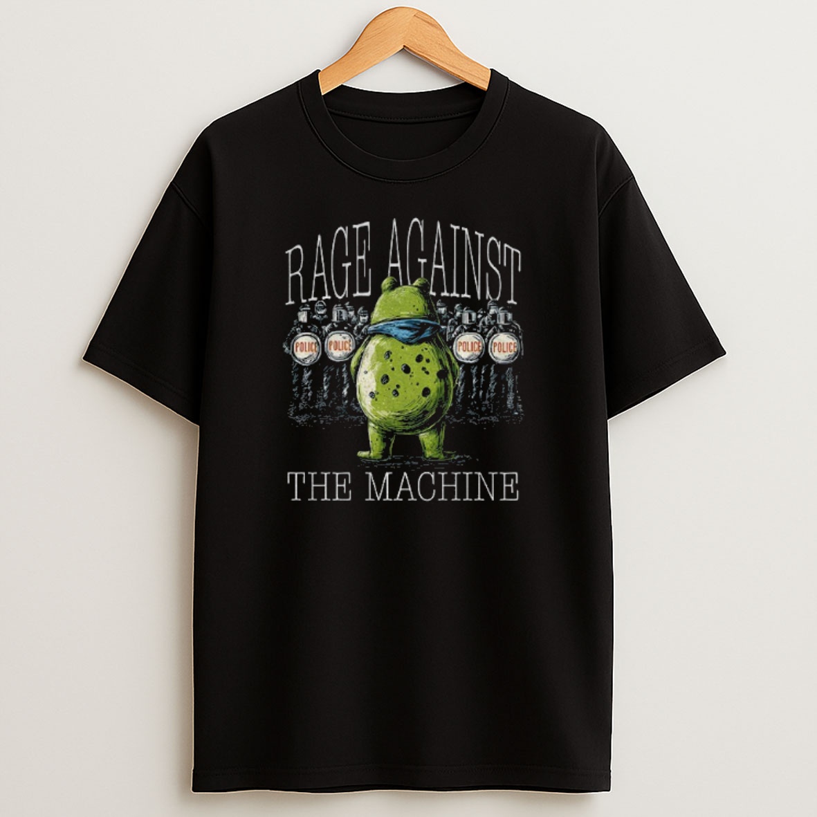 Premium Rage Against The Machine Portland Frog Protest Sweatshirt Tee