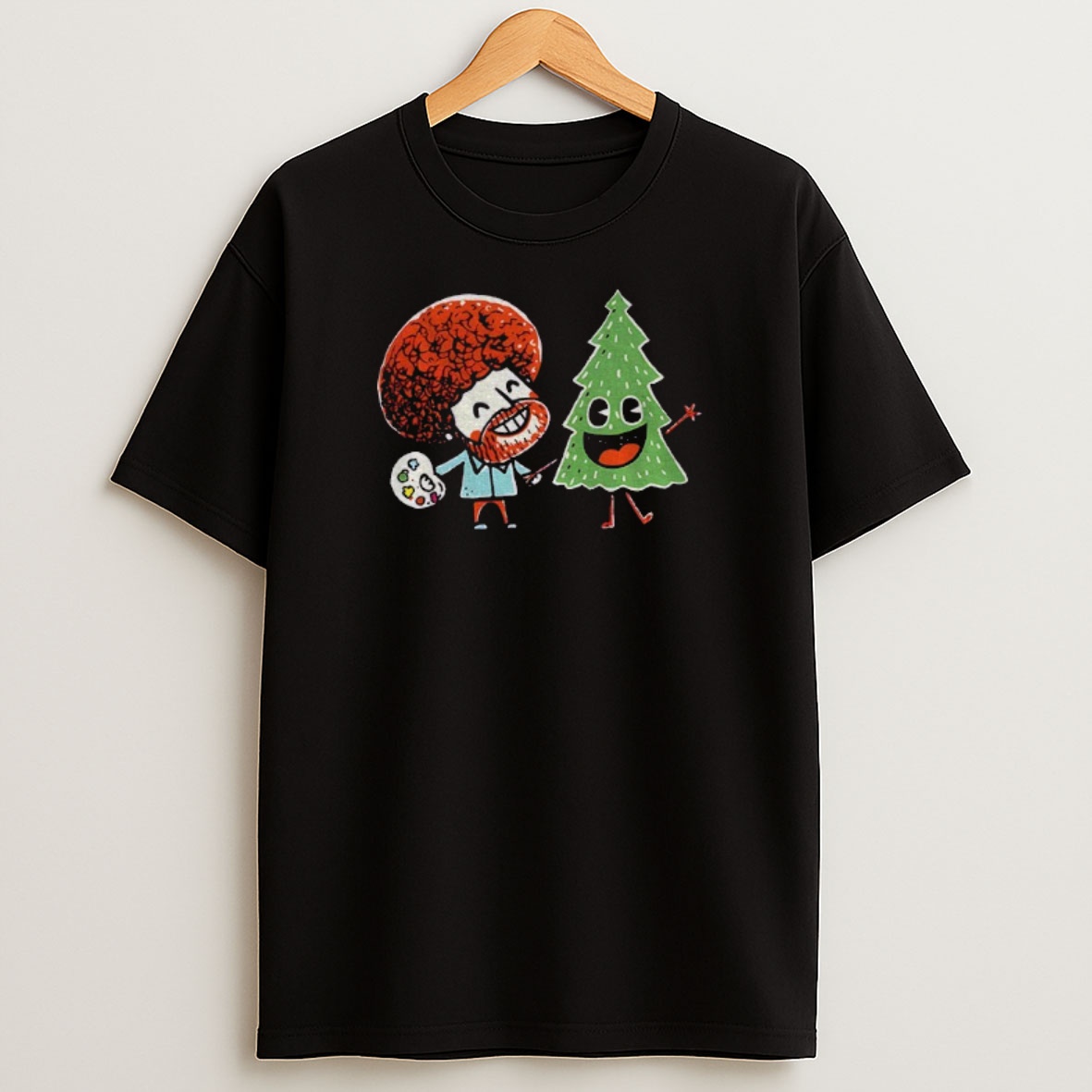 Premium Ross And Happy Tree Sweatshirt Tee