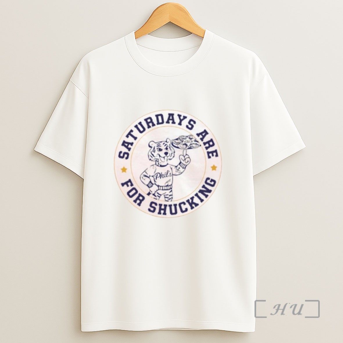 Premium Saturdays Are For Shucking Tiger Phils Mascot Sweatshirt Tee Shirt