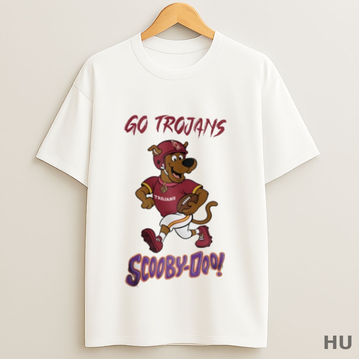 Premium Scooby Doo X Usc Trojans Go Trojans Cartoon T Shirt Sweatshirt Tee