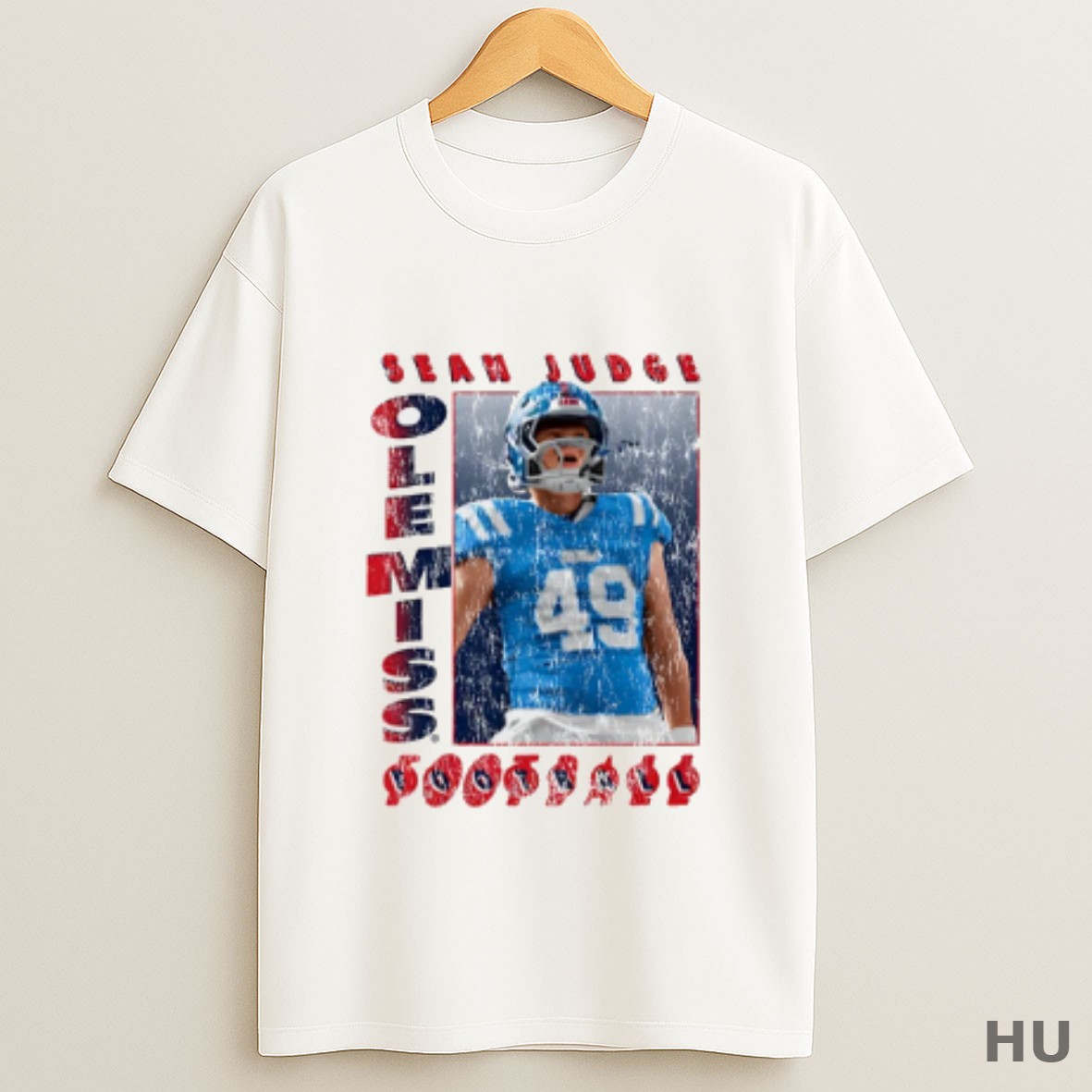 Premium Sean Judge Ole Miss Rebels Portrait T Shirt Sweatshirt Tee