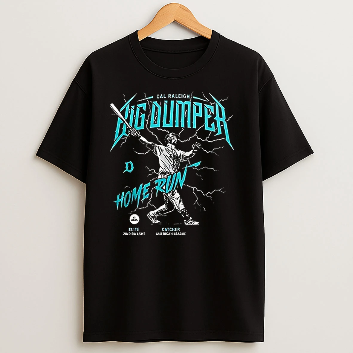 Premium Seattle Mariners Cal Raleigh The Big Dumper Home Run Art Shirts