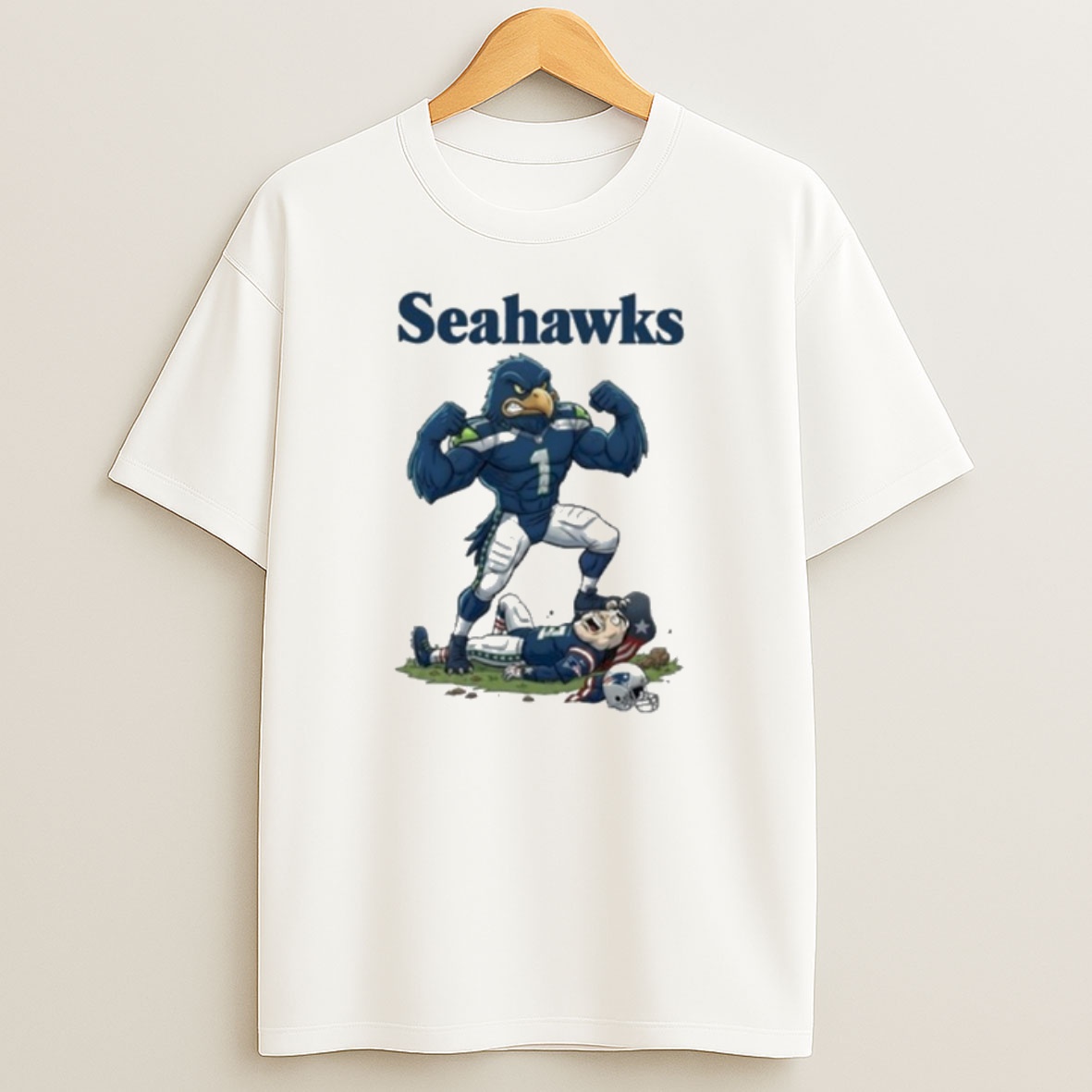 Premium Seattle Seahawks Vs New England Patriots Sweatshirt Tee
