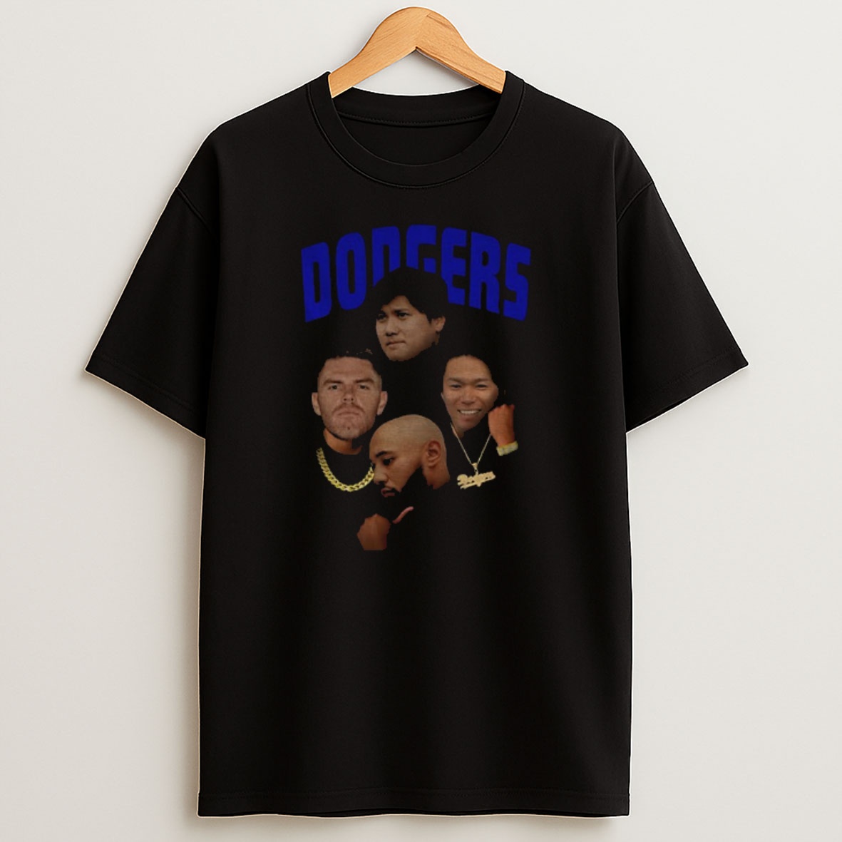 Premium Shohei Ohtani Yoshinobu Yamamoto Freddie Freeman And Mookie Betts Big Face La Dodgers Mlb Baseball Sweatshirt Tee