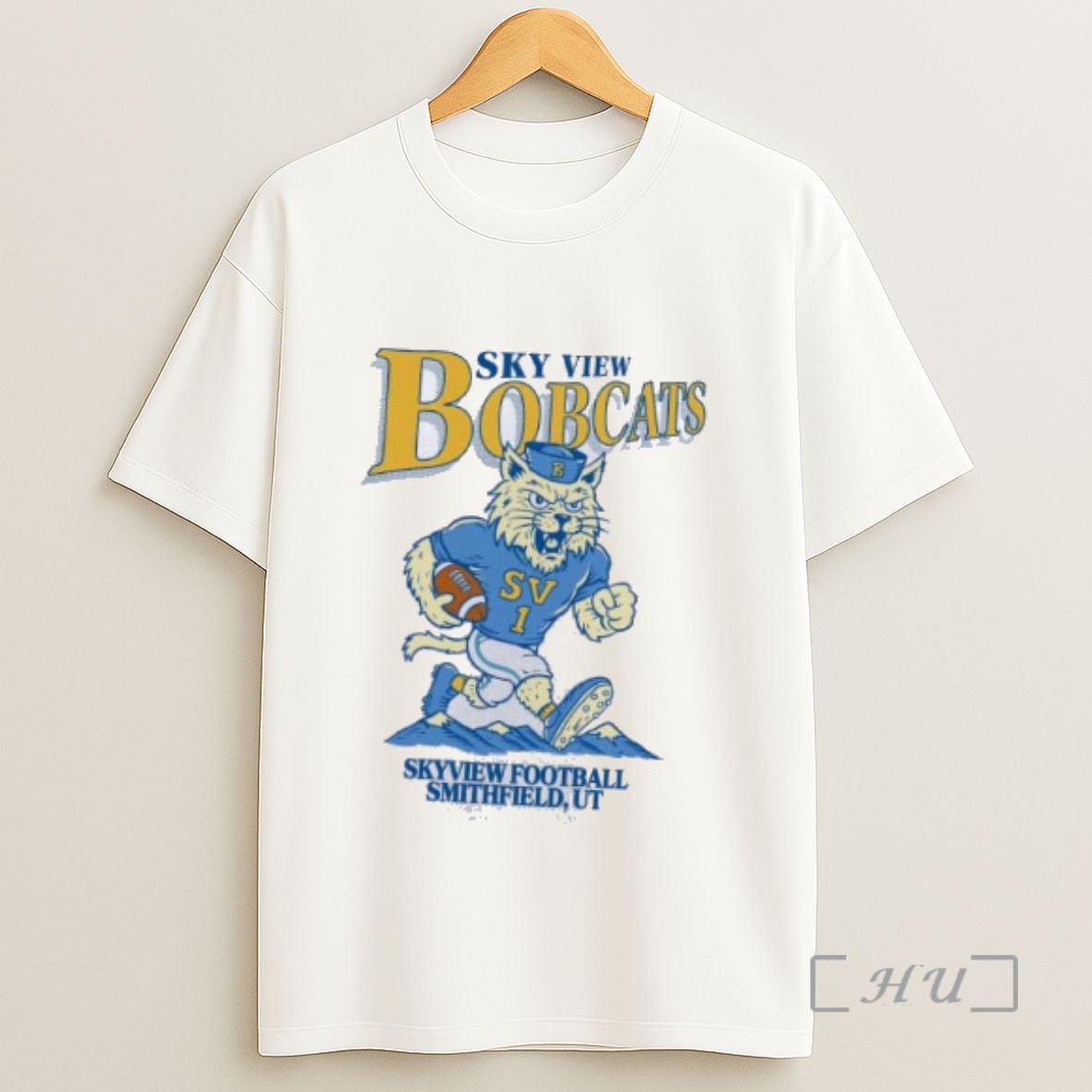 Premium Sky View Bobcats Football Mascot 2025 Sweatshirt Tee Shirt