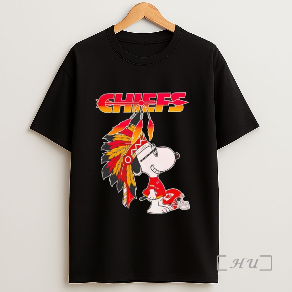 Premium Snoopy Kansas City Chiefs Native Headdress Football Sweatshirt Tee Shirt