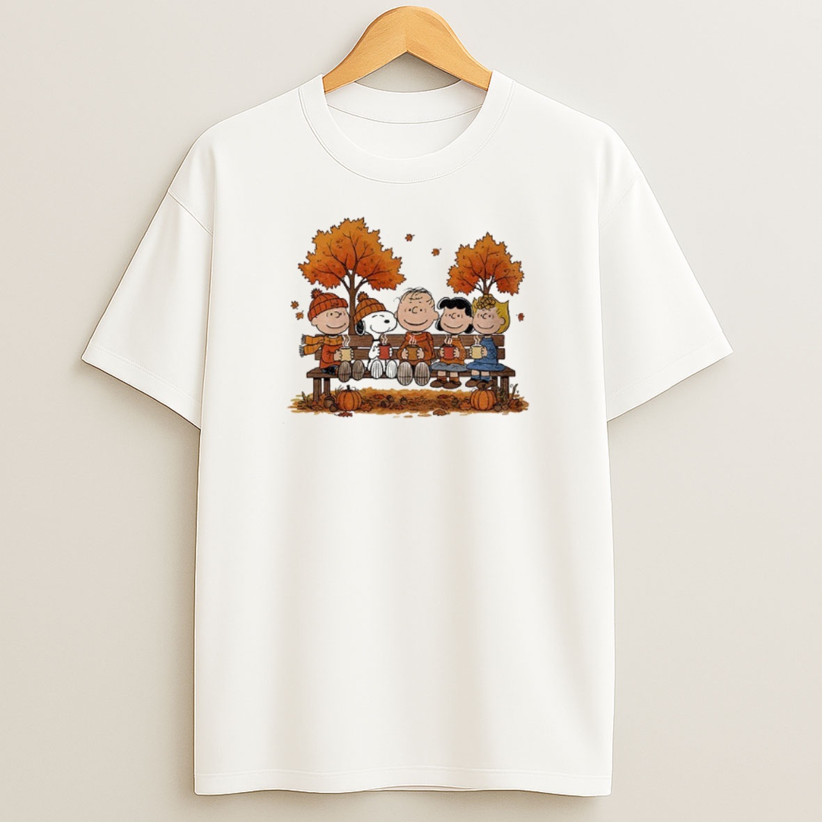 Premium Snoopy And Friend Thanksgiving And Fall Sweatshirt Tee