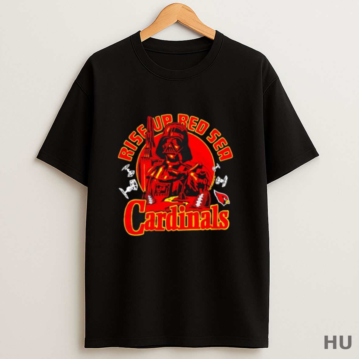 Premium Star Wars X Arizona Cardinals Dark Side Rise Up Bed Sea T Shirt Sweatshirt Tee