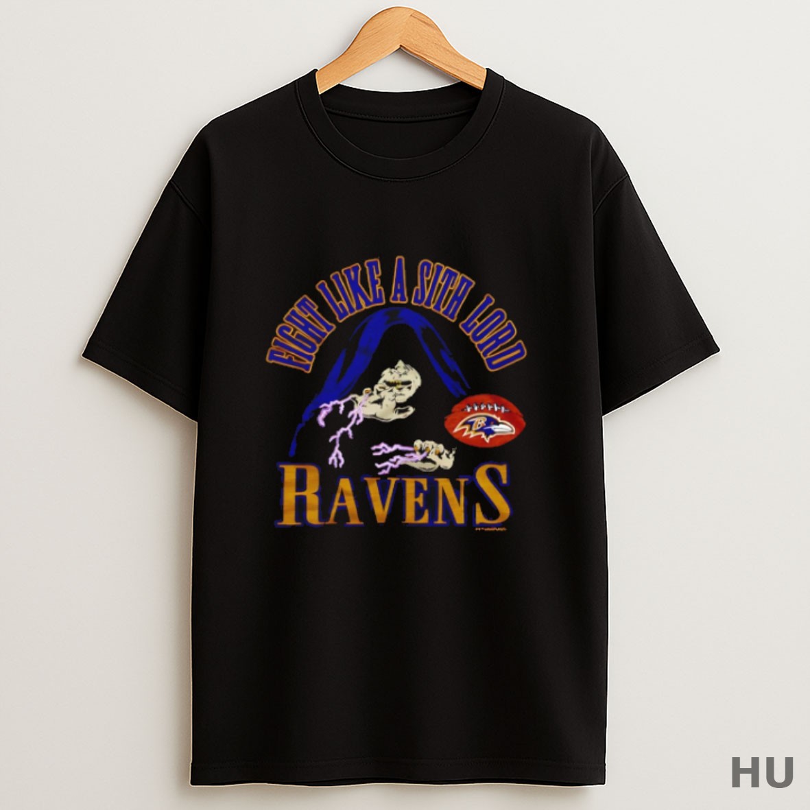 Premium Star Wars X Baltimore Ravens Fight Like A Sith Lord Dark Side T Shirt Sweatshirt Tee