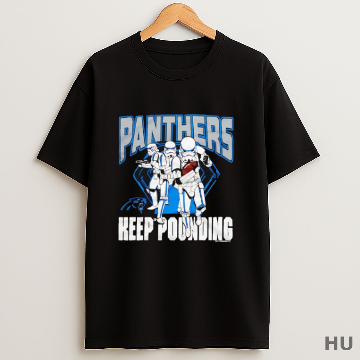 Premium Star Wars X Carolina Panthers Keep Pounding Dark Side T Shirt Sweatshirt Tee