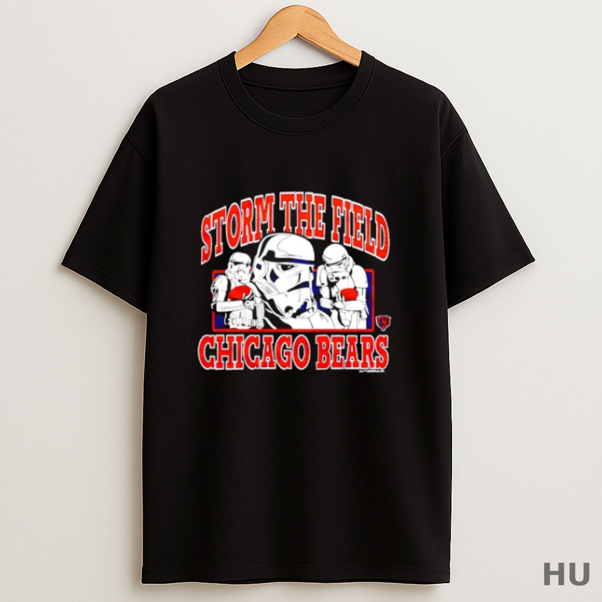 Premium Star Wars X Chicago Bears Storm The Field Dark Side T Shirt Sweatshirt Tee