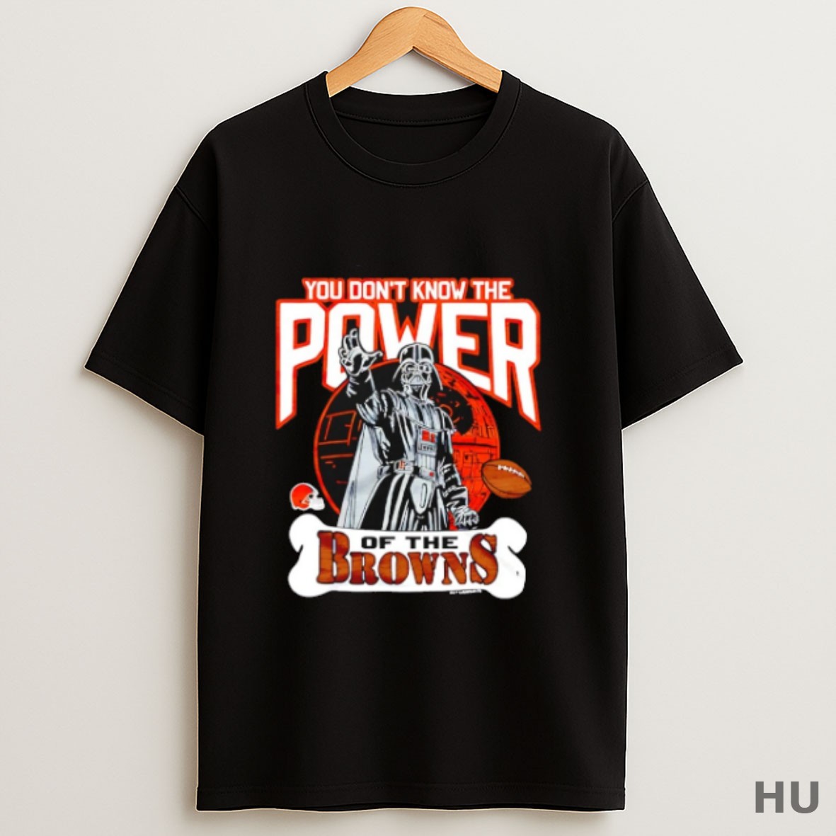 Premium Star Wars X Cleveland Browns You Dont Know The Power Of The Browns Dark Side T Shirt Sweatshirt Tee
