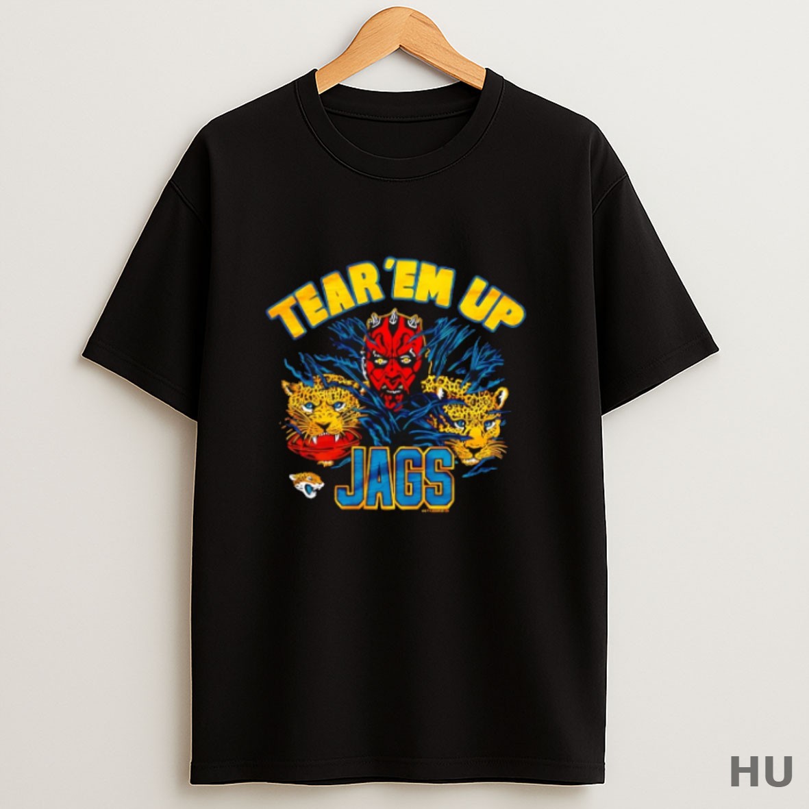 Premium Star Wars X Jacksonville Jaguars Tear Em Up Jags Dark Side T Shirt Sweatshirt Tee