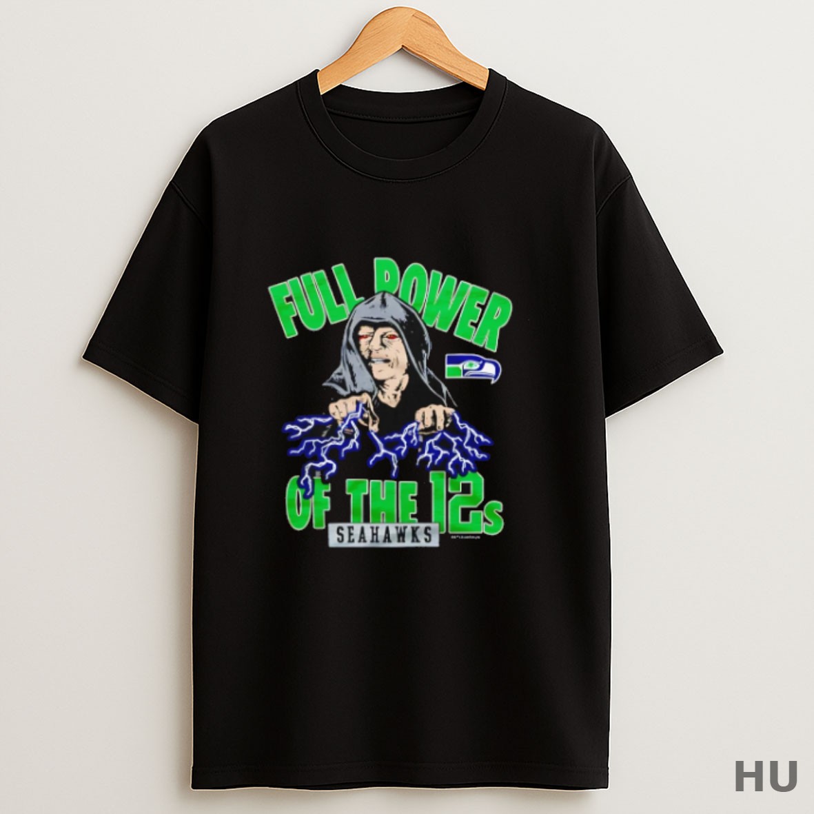 Premium Star Wars X Seattle Seahawks Full Power Of The 12s Dark Side T Shirt Sweatshirt Tee
