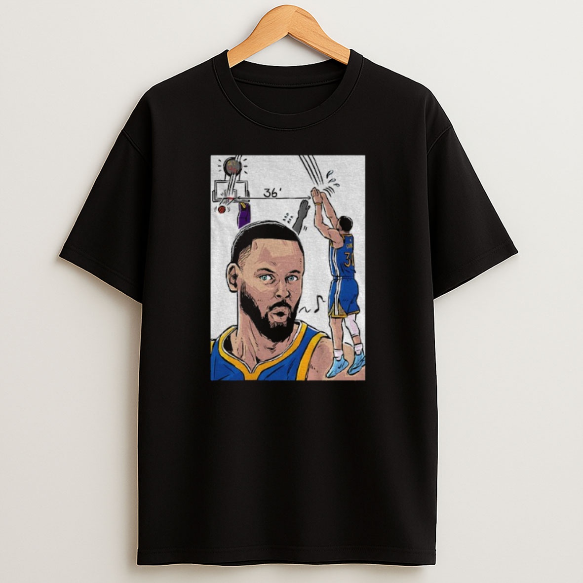 Premium Stephen Curry Mvp All Star Golden State Warriors Nba Basketball Cartoon Sweatshirt Tee
