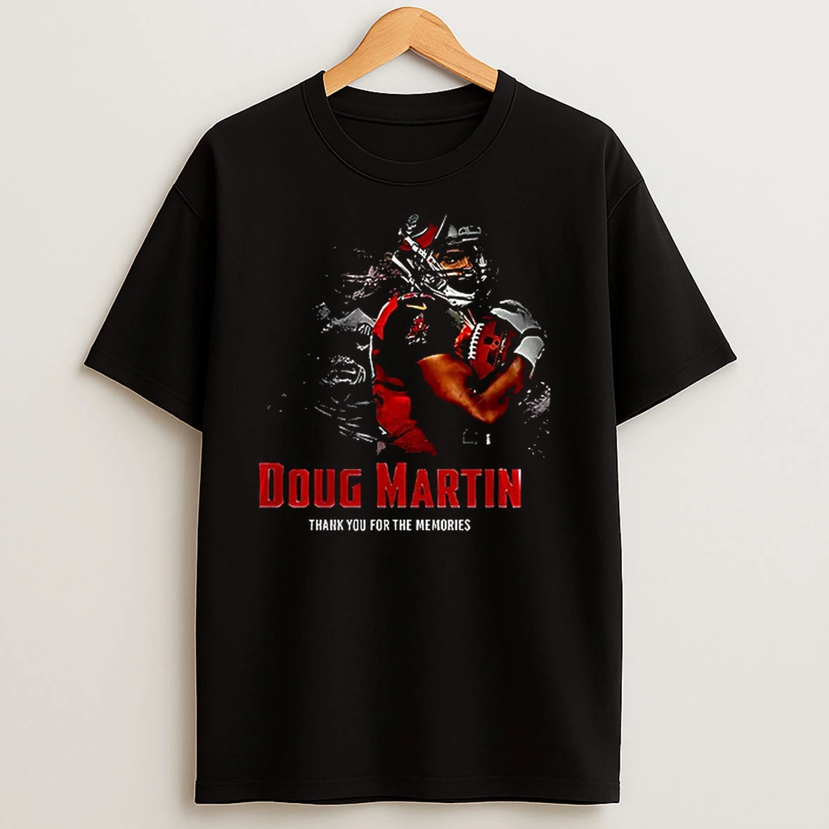 Premium Tampa Bay Buccaneers Doug Martin Thank You For The Memories Rest In Paradise Graphic Shirts