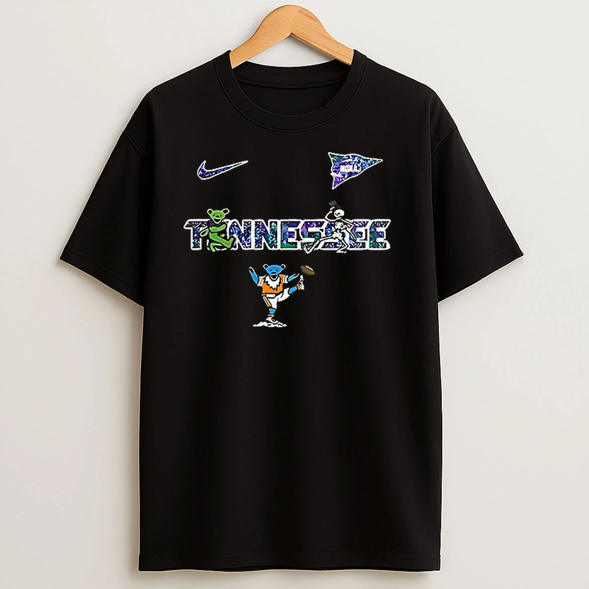 Premium Tennessee Volunteers Grateful Dead 60th Anniversary Bear Mascots Shirts